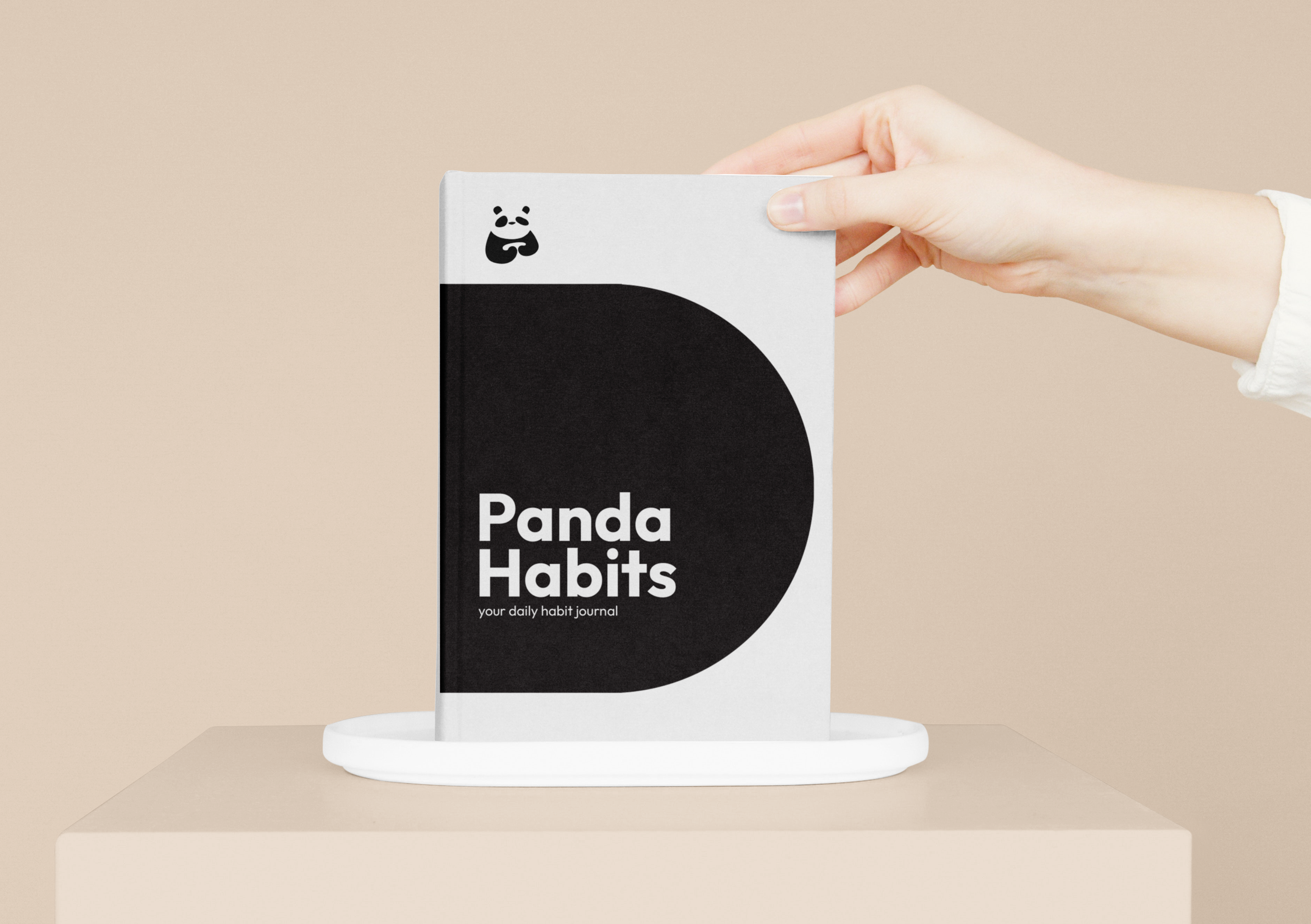 Panda Habits journal cover